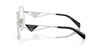 Das Bild zeigt die Bügel die Prada 59ZV in Silber.